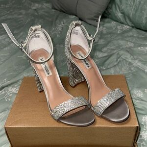 Steve Madden Silver Women's Heels
